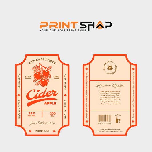 bottle labels